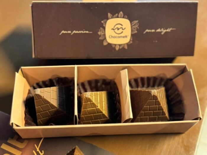 chocomelteg Choco Pyramids Box