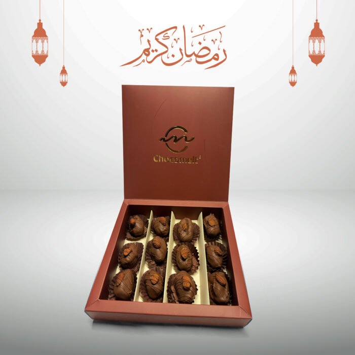 chocomelteg Small box of chocolate dates