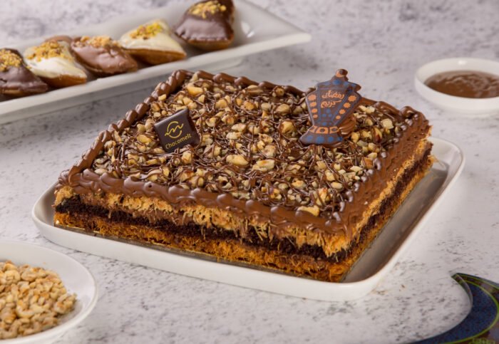 chocomelteg Fudge Nutella kunafa